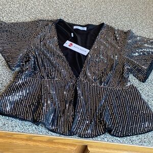 NWT Kate Kasin sparkly top